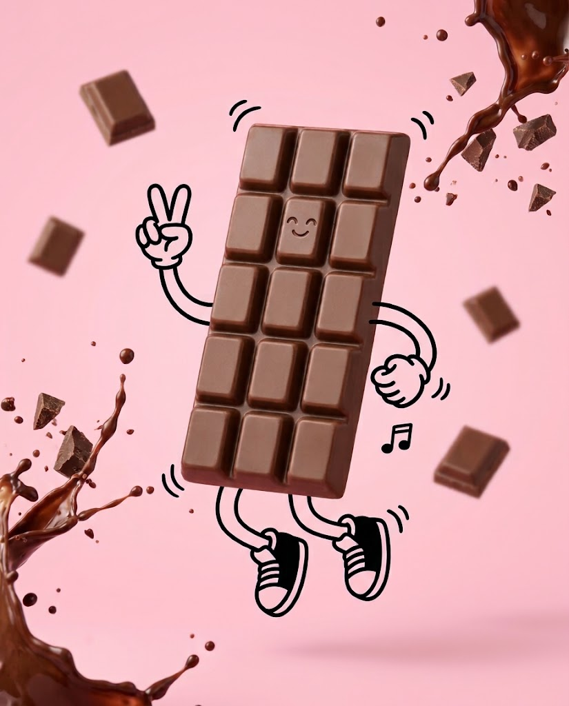 Squishy de chocolatina